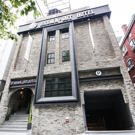 Brown Dot Hotel Yangjeong Busan Bagian luar foto